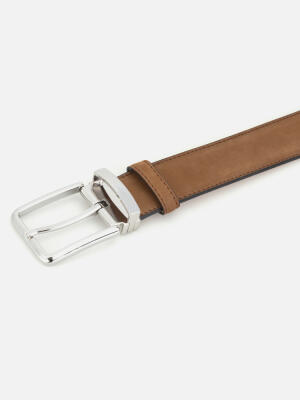 Brown Suede Belt