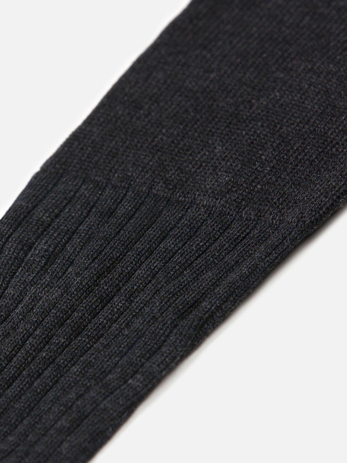 Chaussettes vanisées en fil d'écosse anthracite