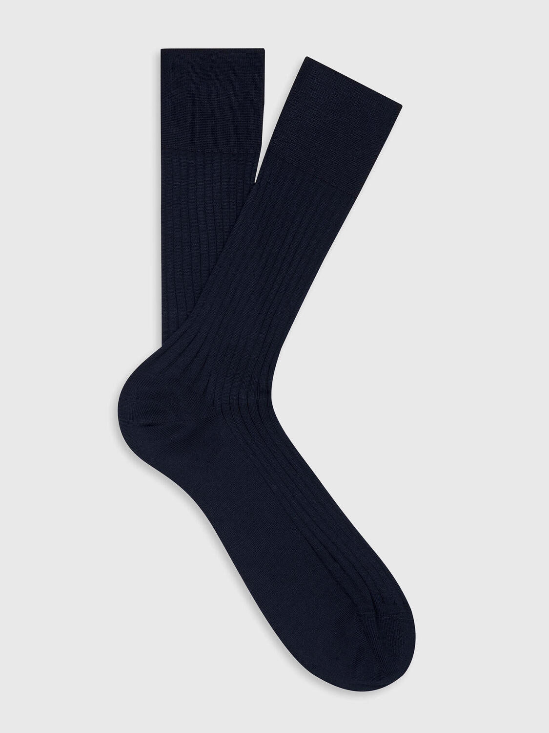 Calcetines Bret de tart&aacute;n azul