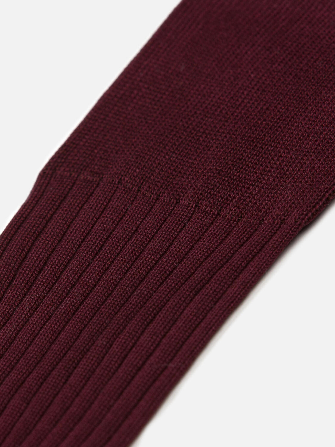 Calcetines Bret de tart&aacute;n burdeos