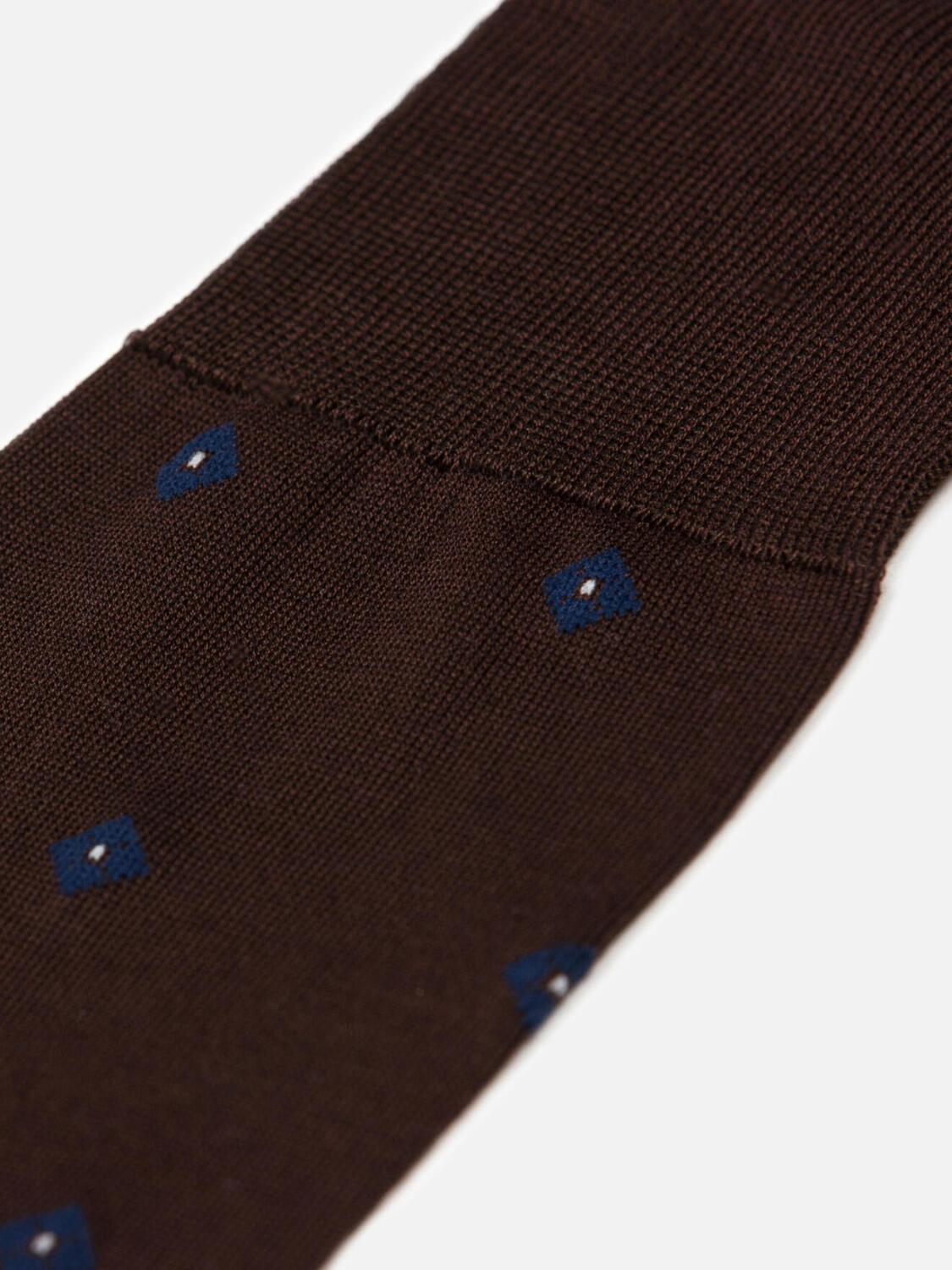 Calcetines Barney chocolate jacquard