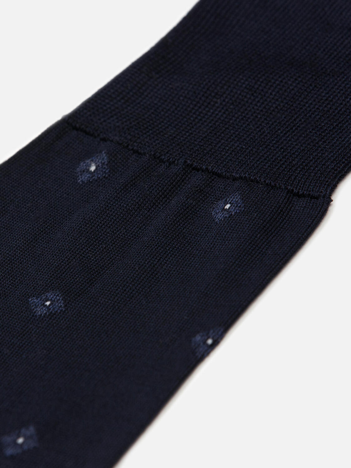 Chaussettes marine Barney à motif jacquard