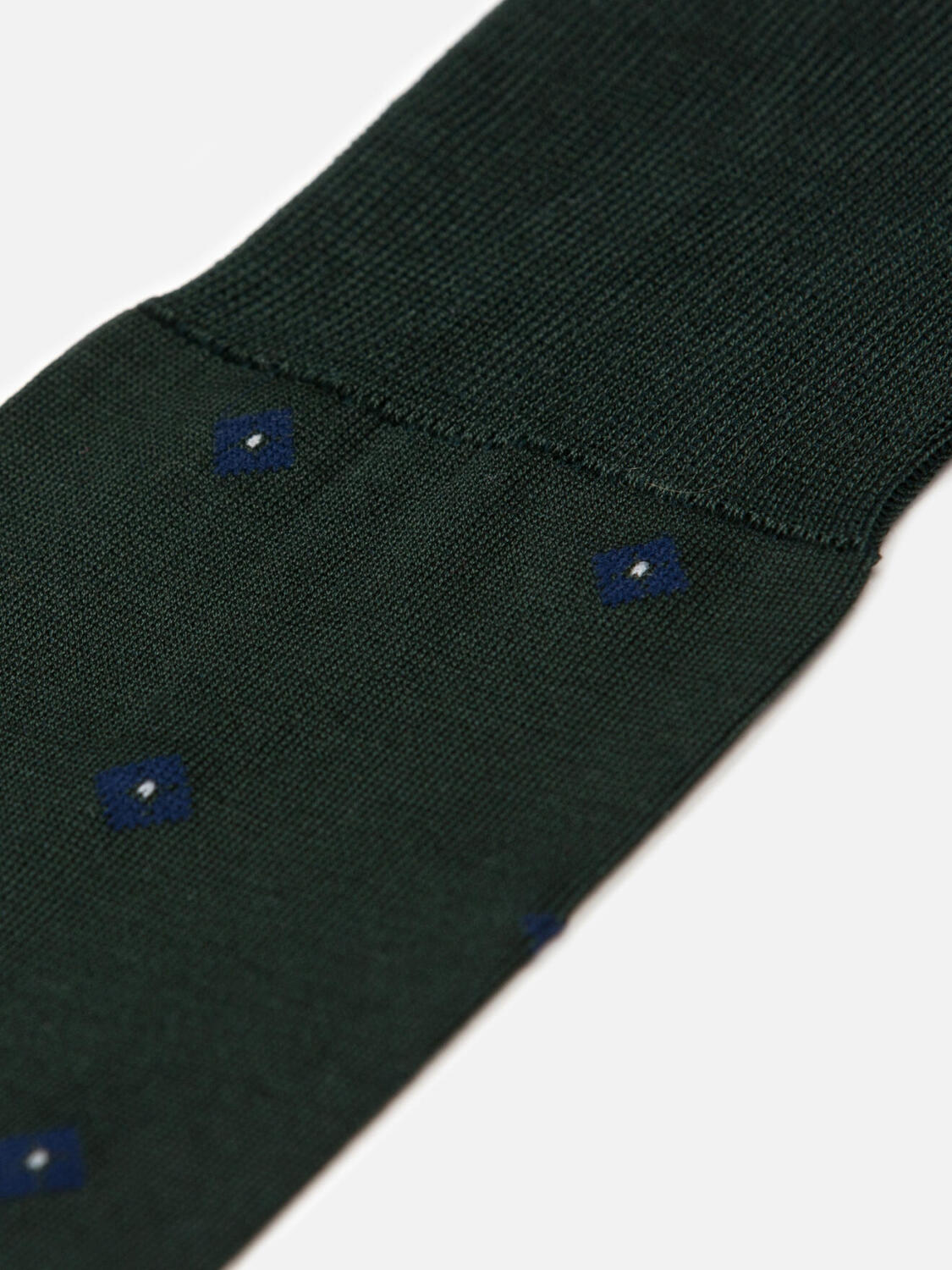 Barney green socks with jacquard pattern