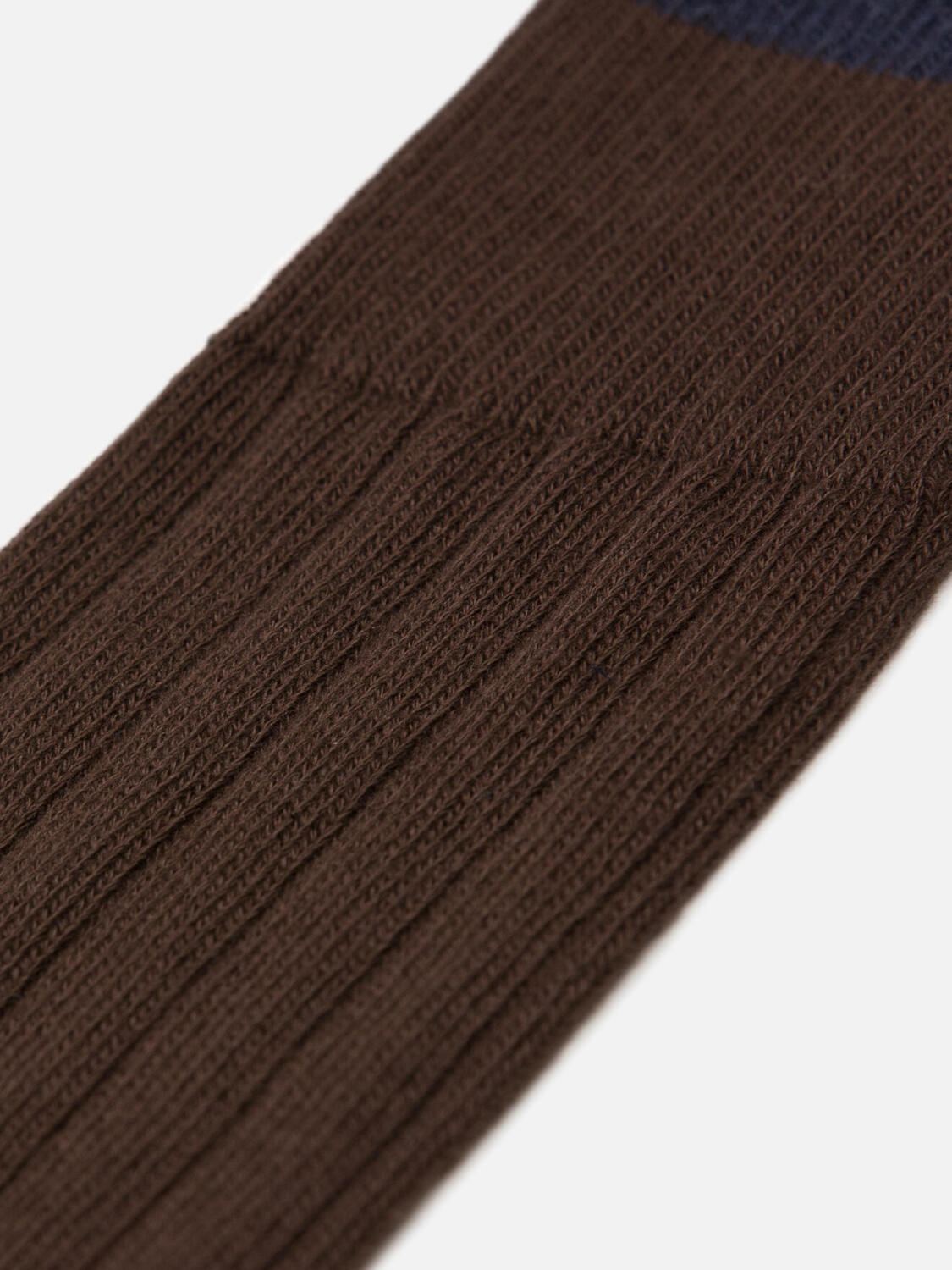 Barry tweekleurige sokken chocolade