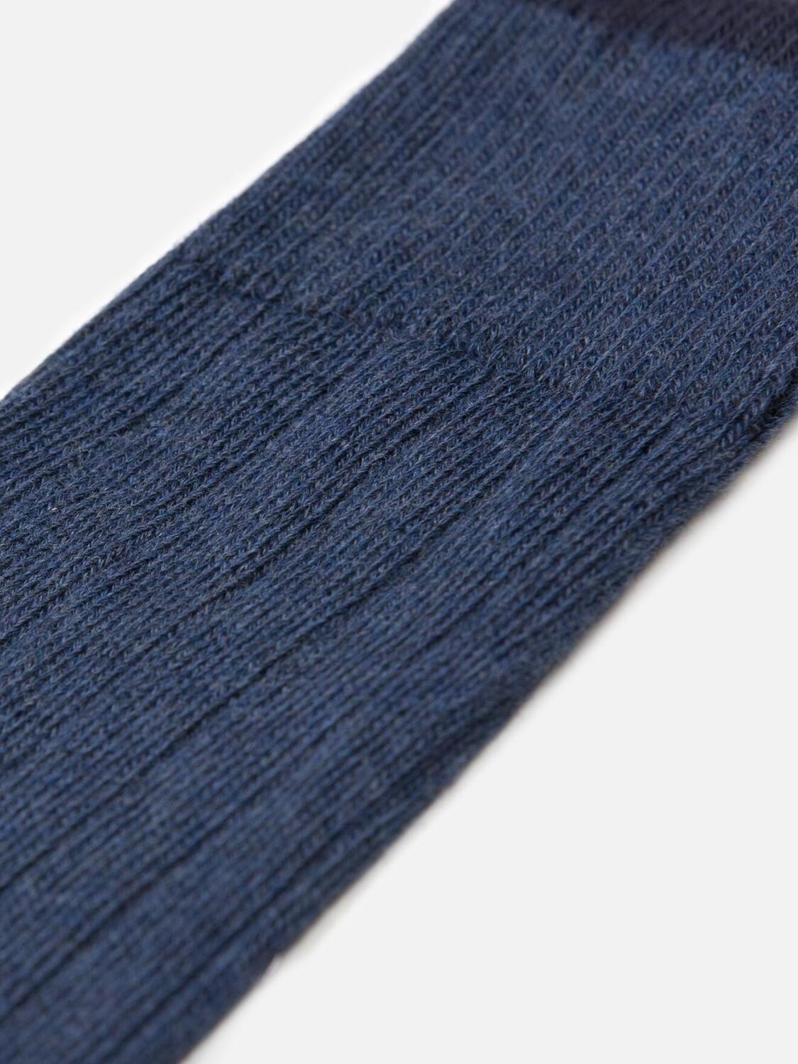 Barry tweekleurige sokken blauw