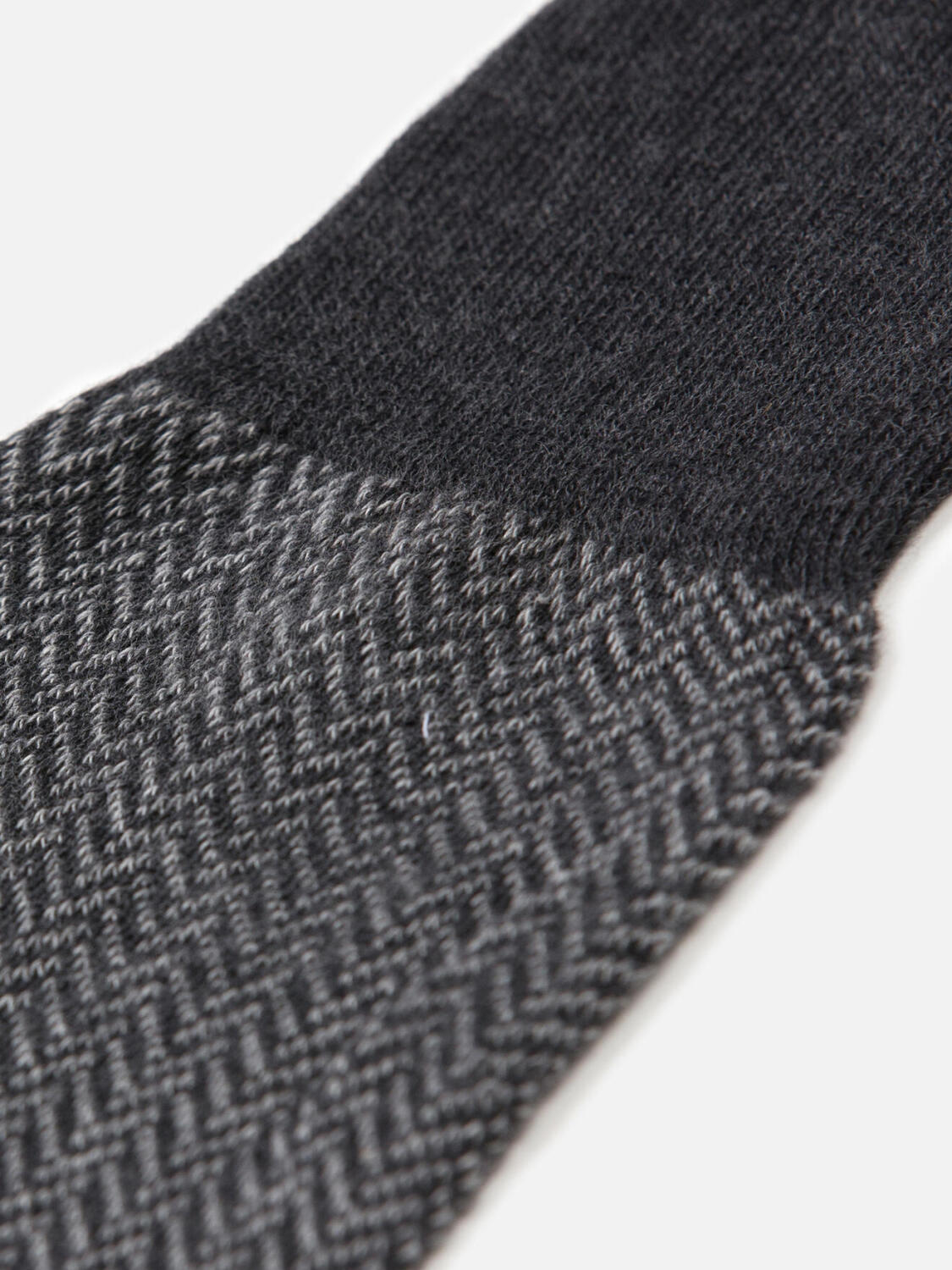 Bart Socks grey herringbone