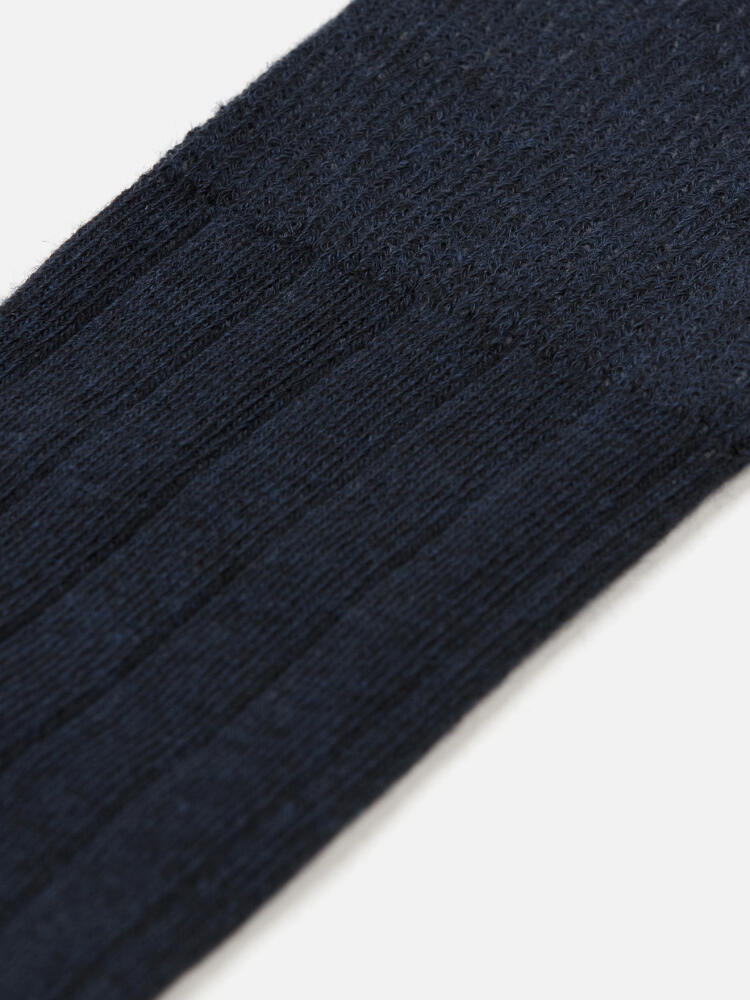 Two-tone socks navy