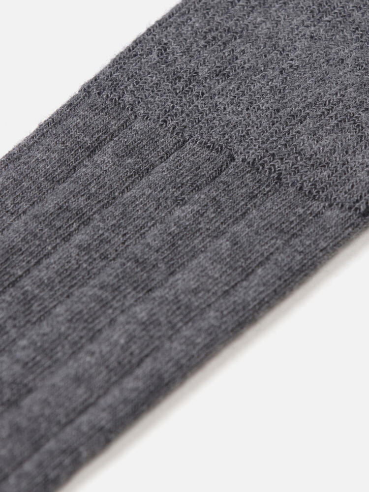 Hochzweifarbige Socken Grau
