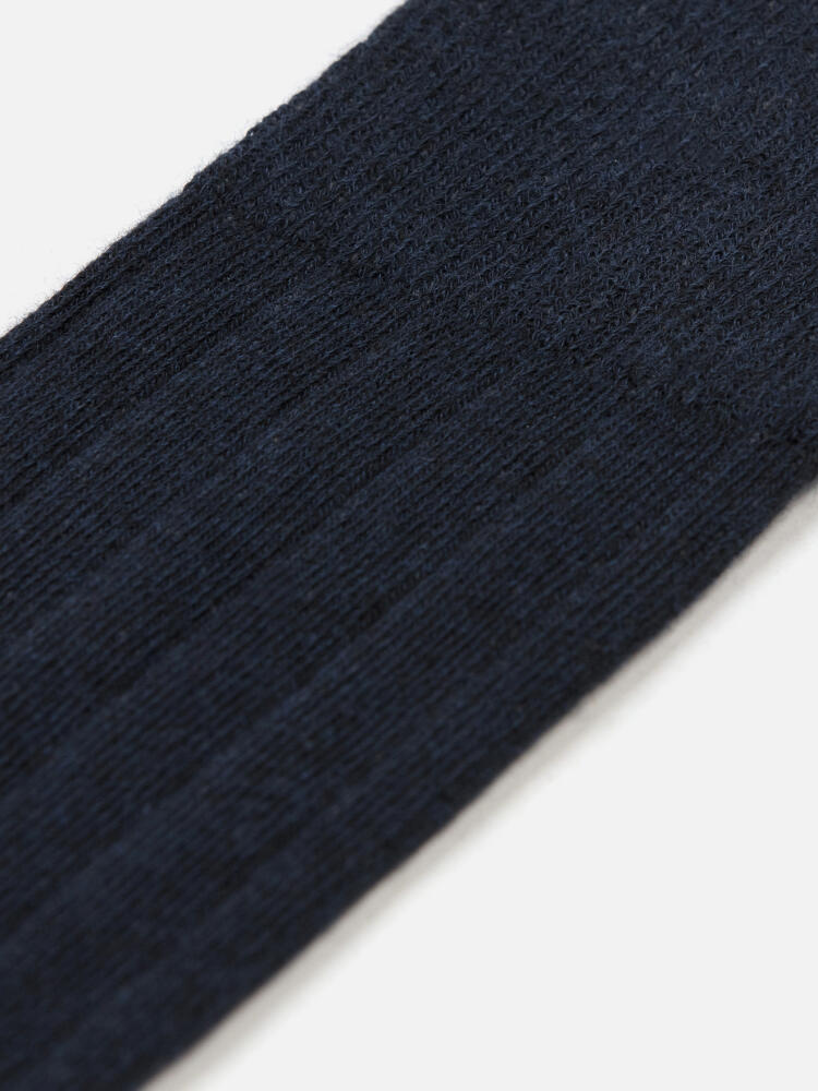 High two-tone socks navy