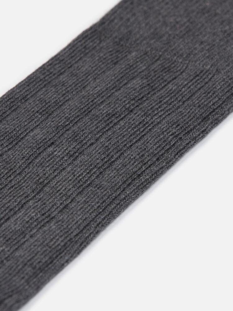 Chaussettes en coton anthracite