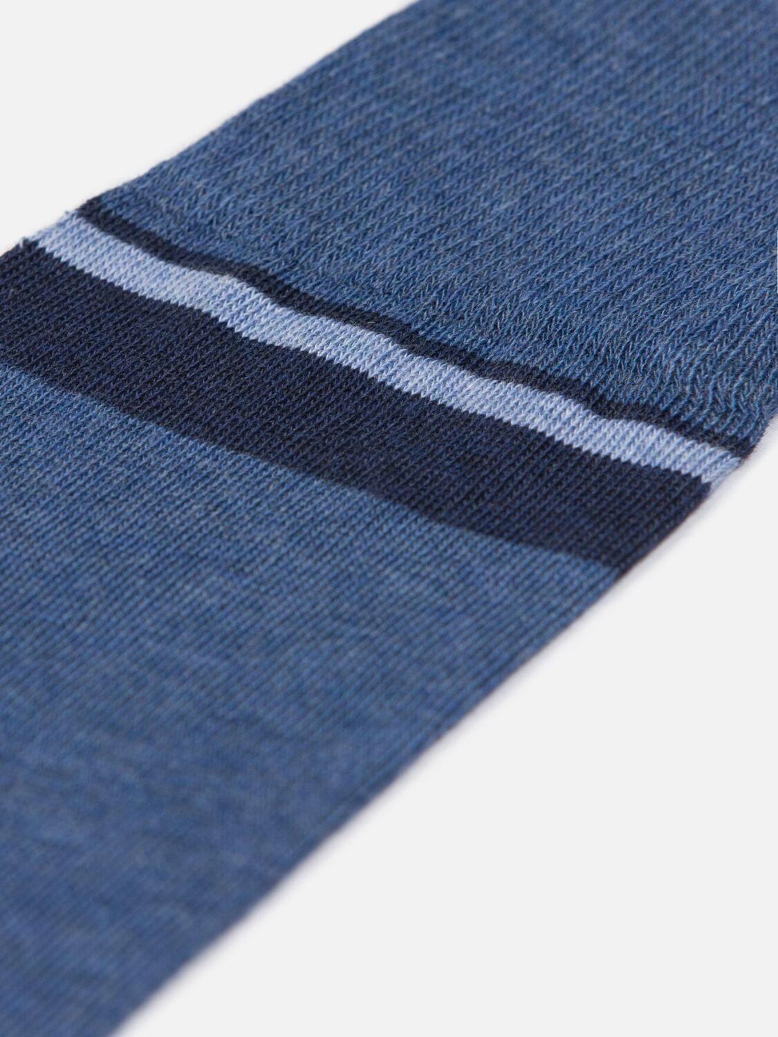 Blue cotton socks