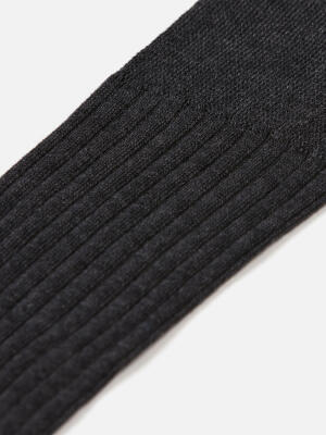 High anthracite socks