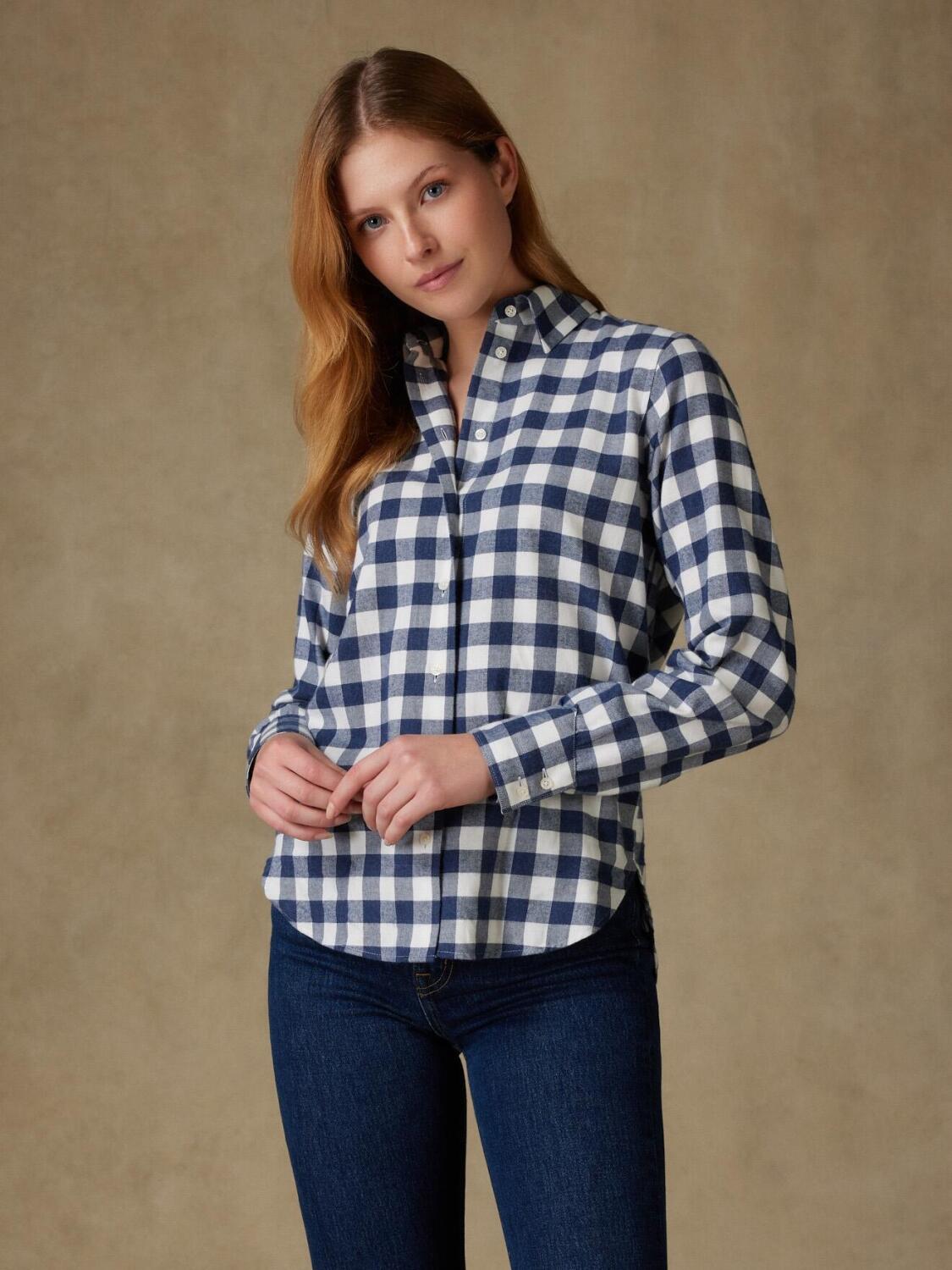 Albane geruit flanellen overhemd