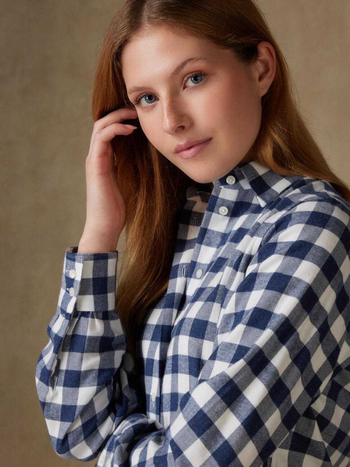 Albane geruit flanellen overhemd