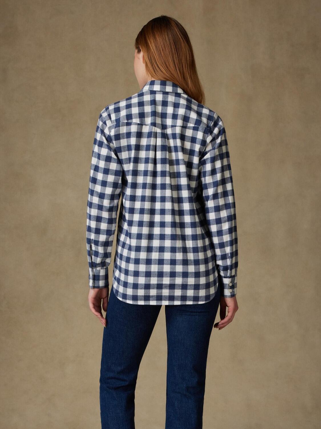 Albane geruit flanellen overhemd