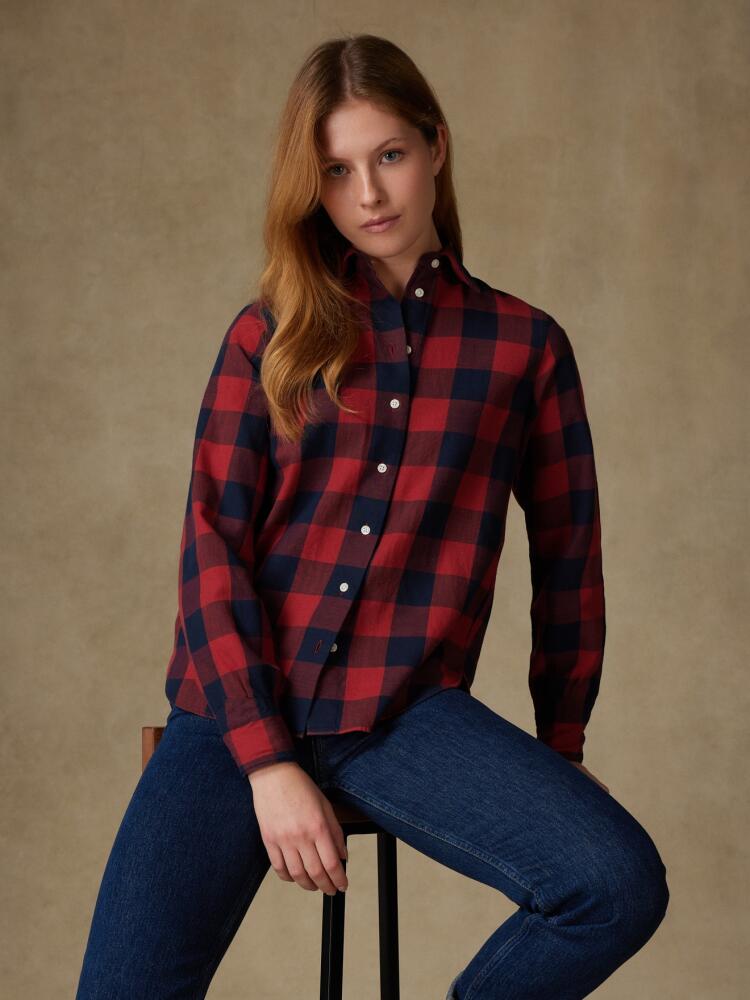 Albane Check Denim Shirt