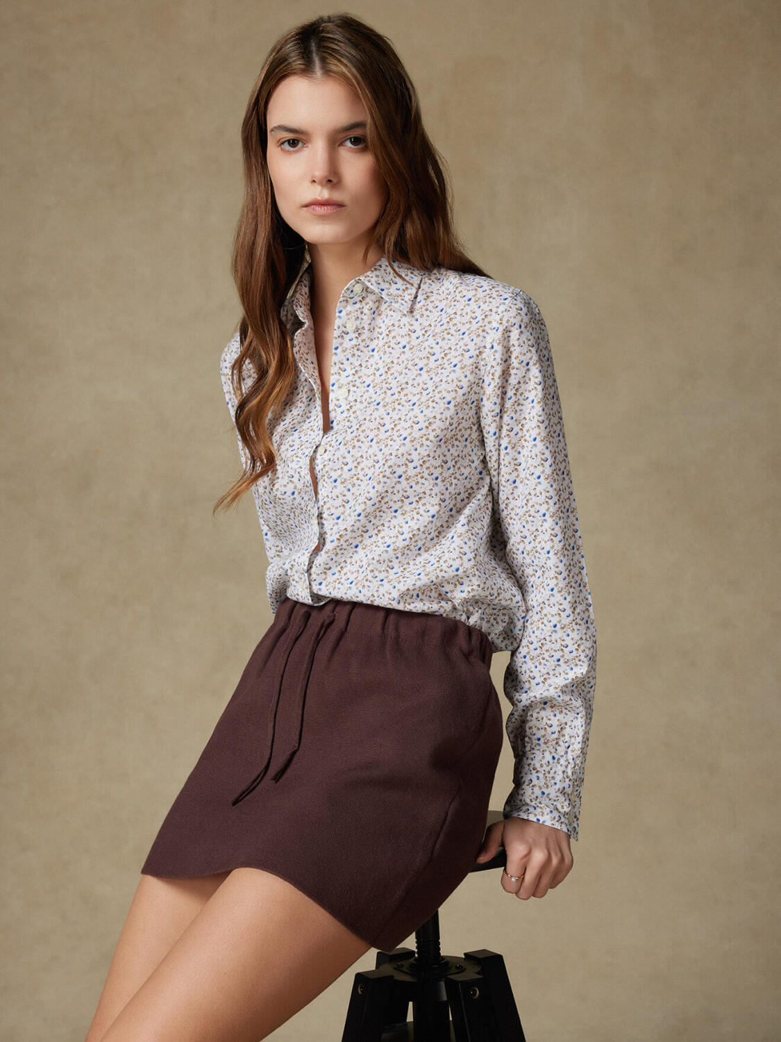 Albane Floral Linen Shirt