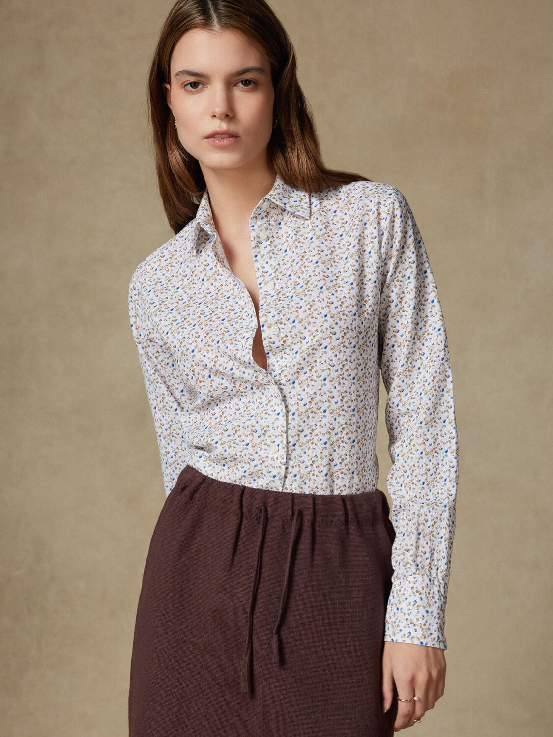 Albane Floral Linen Shirt