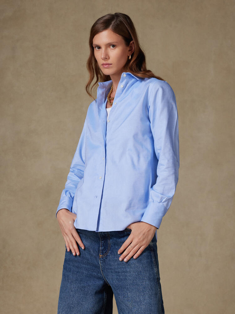 Albane Camicia Oxford Sky