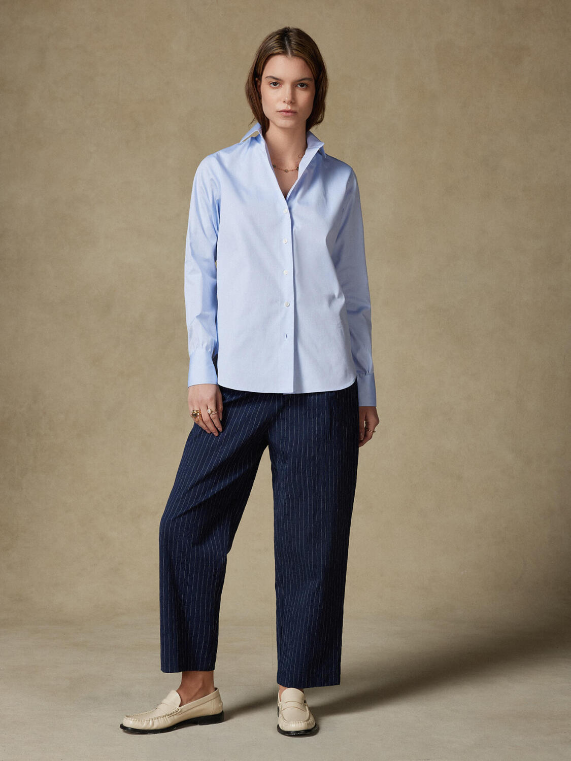 Albane camicia in pino azzurro