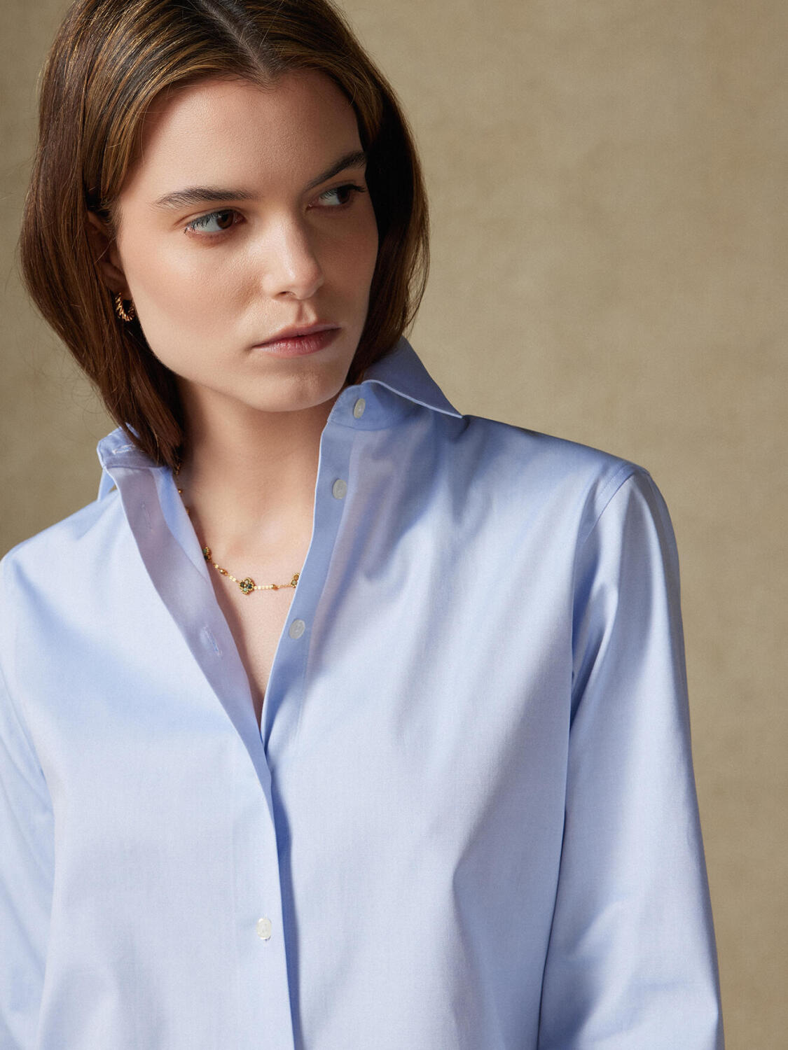 Albane camicia in pino azzurro