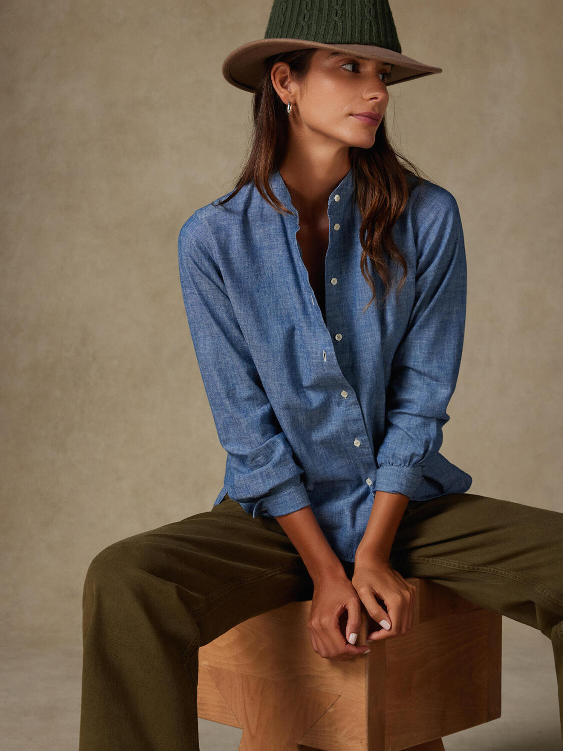 Helene camicia chambray
