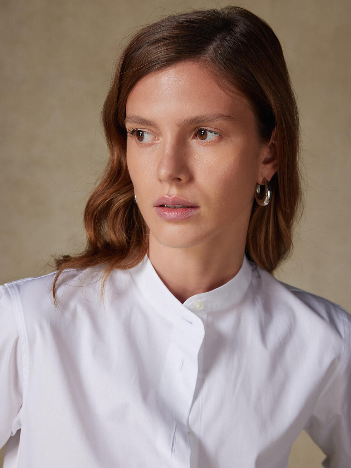 Chemise Helene en popeline blanche