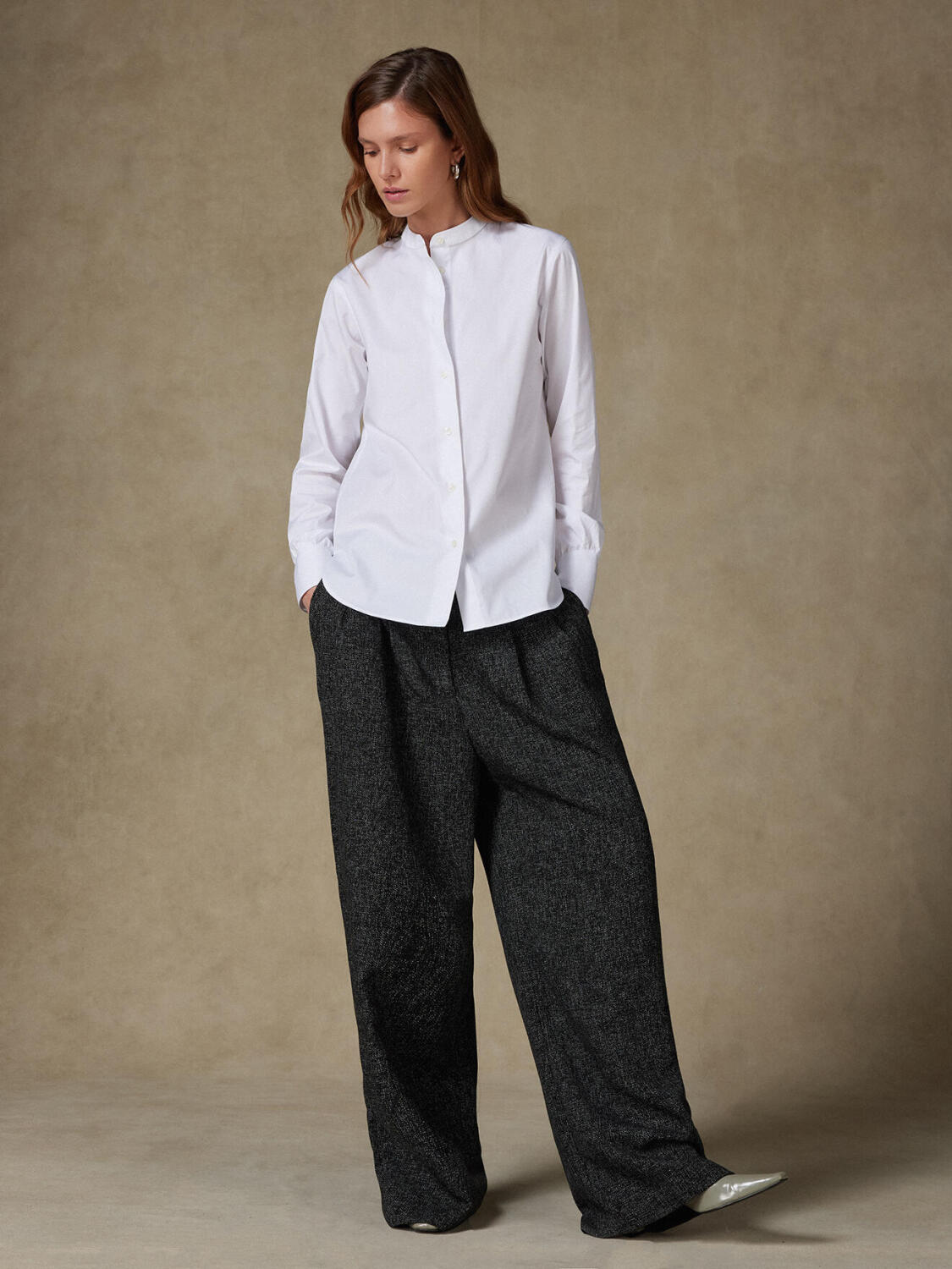 Chemise Helene en popeline blanche