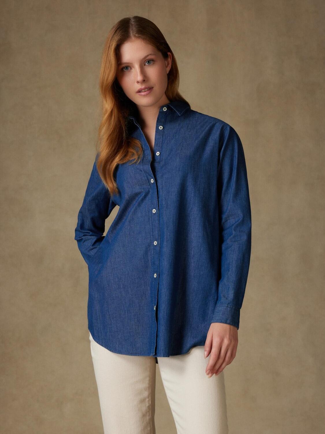 Justine denim overhemd