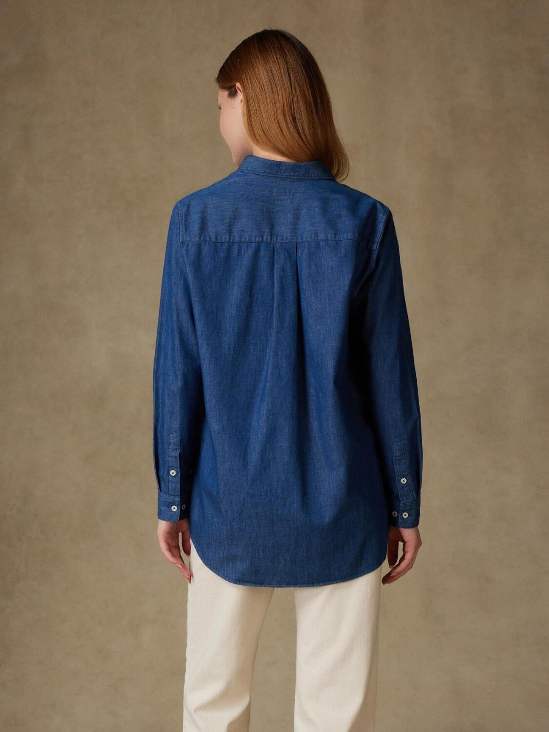 Justine denim overhemd