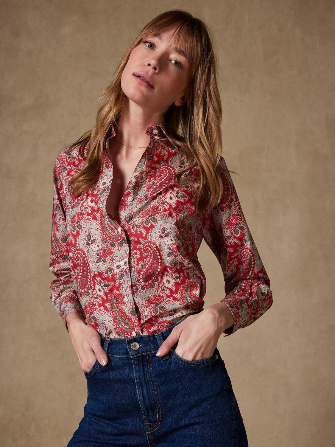 Albane Maya Print Hemd