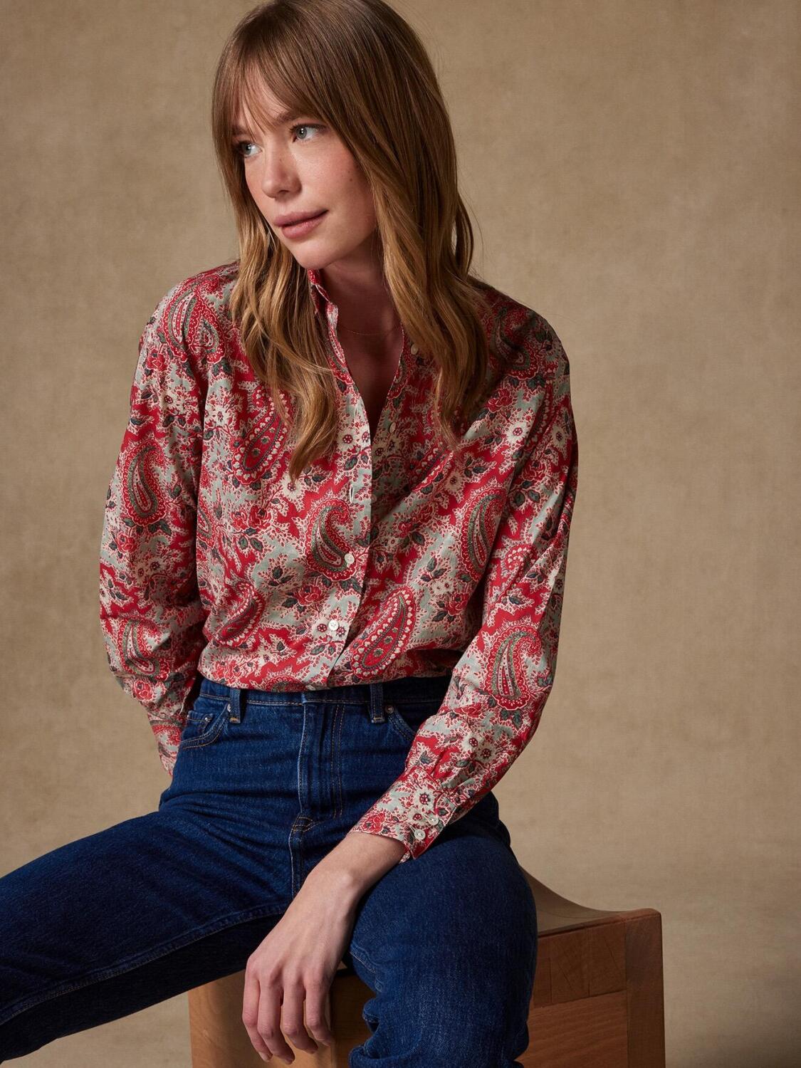 Albane Maya Print Hemd