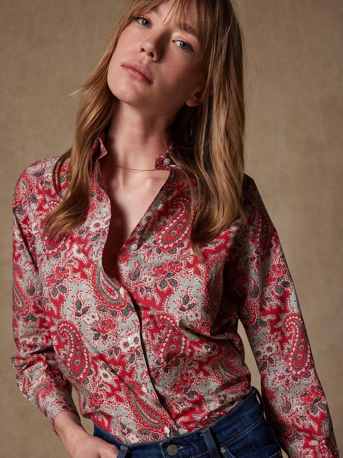 Albane Maya Print Hemd