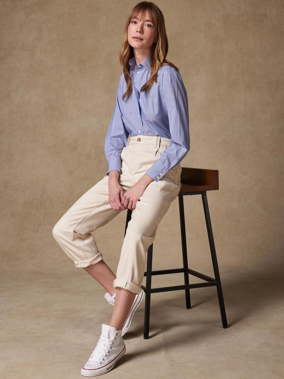 Camicia Albane a righe blu