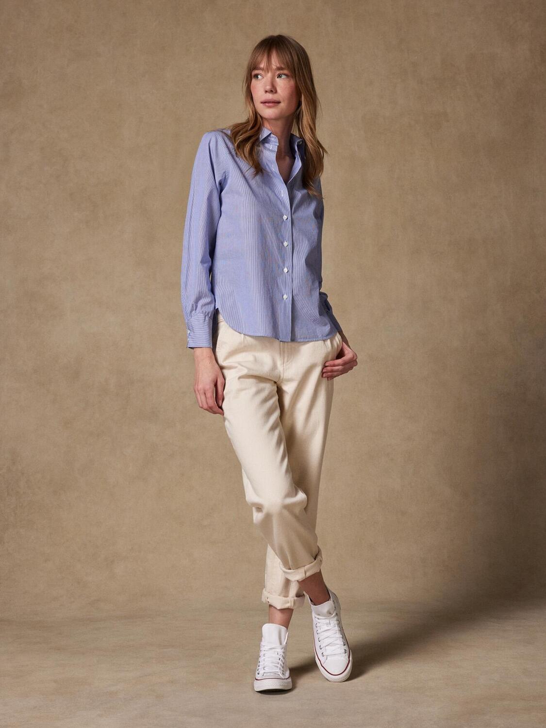 Camicia Albane a righe blu