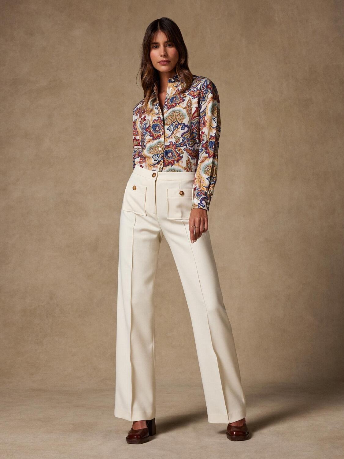 Chemise Albane à imprimé cachemire