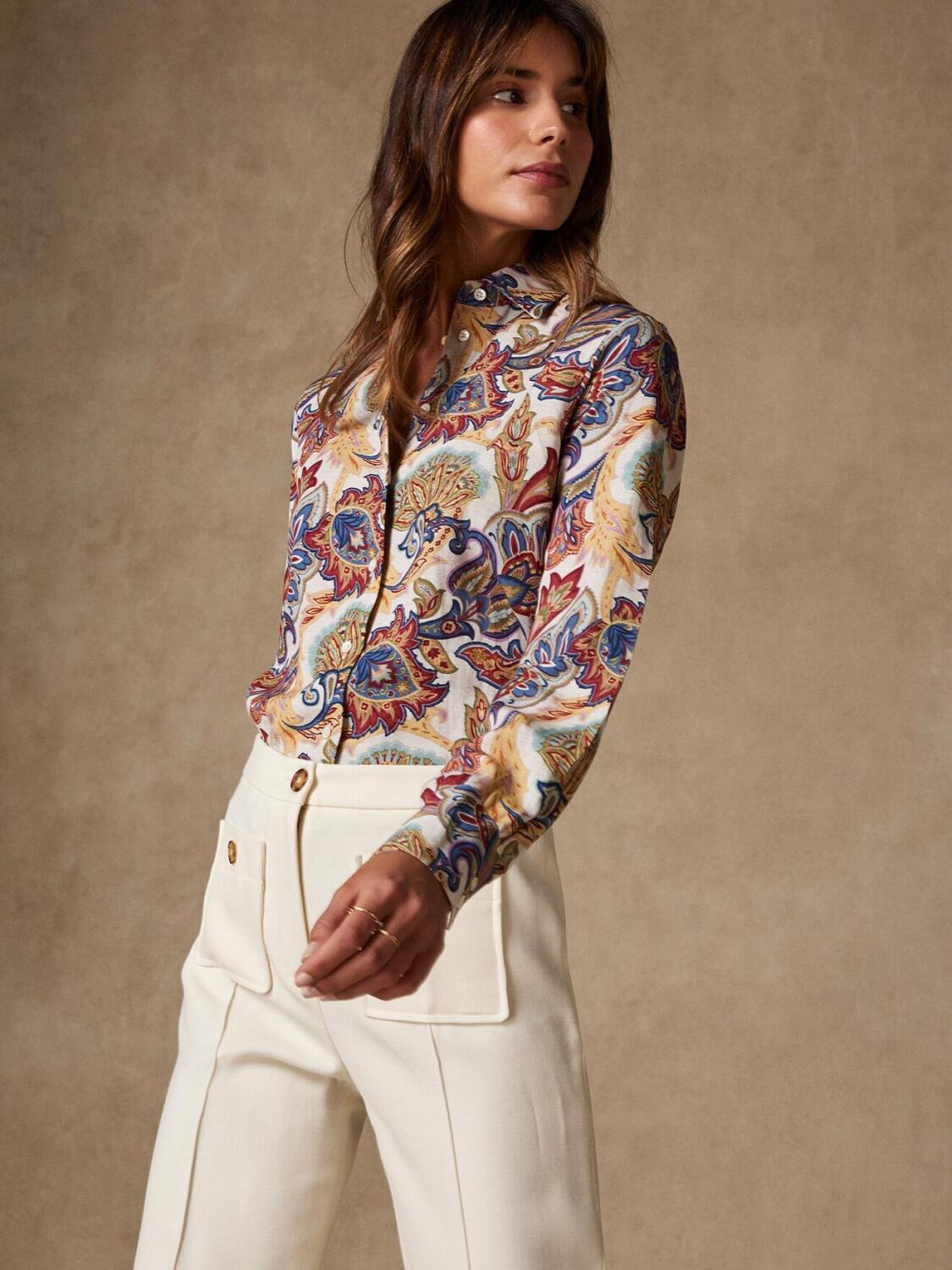 Chemise Albane à imprimé cachemire