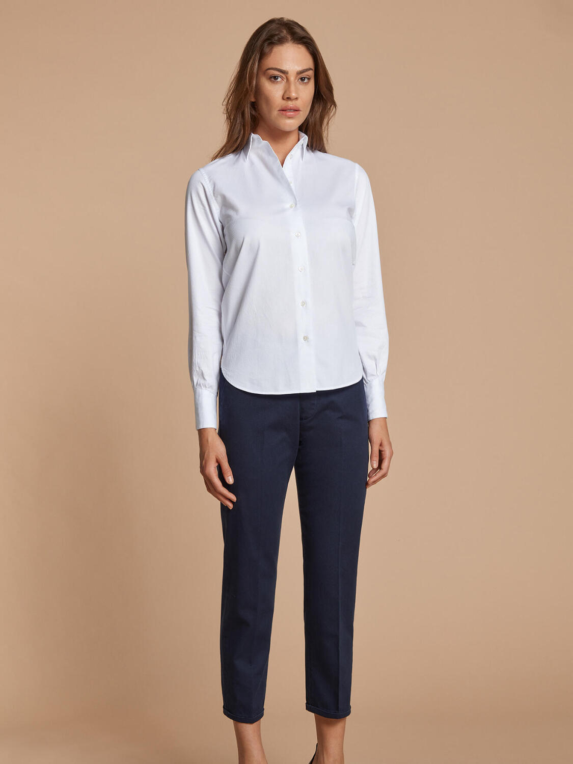 Albane Vincennes wit overhemd