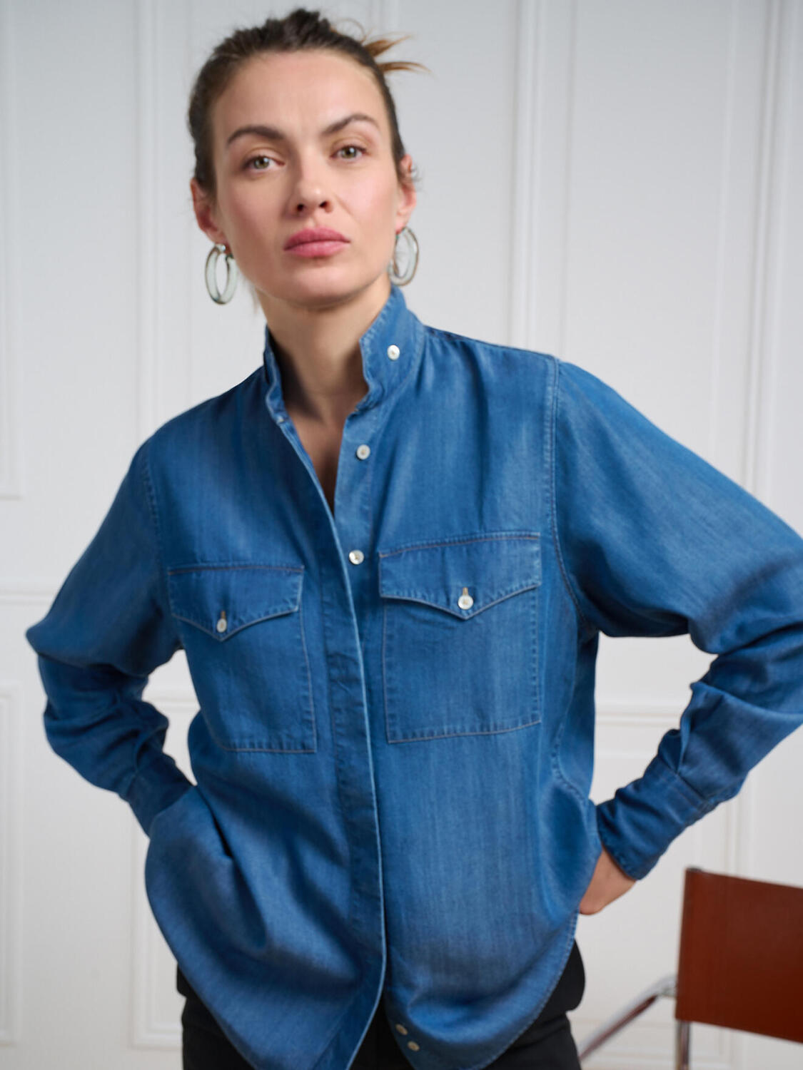 Camicia Alice indaco