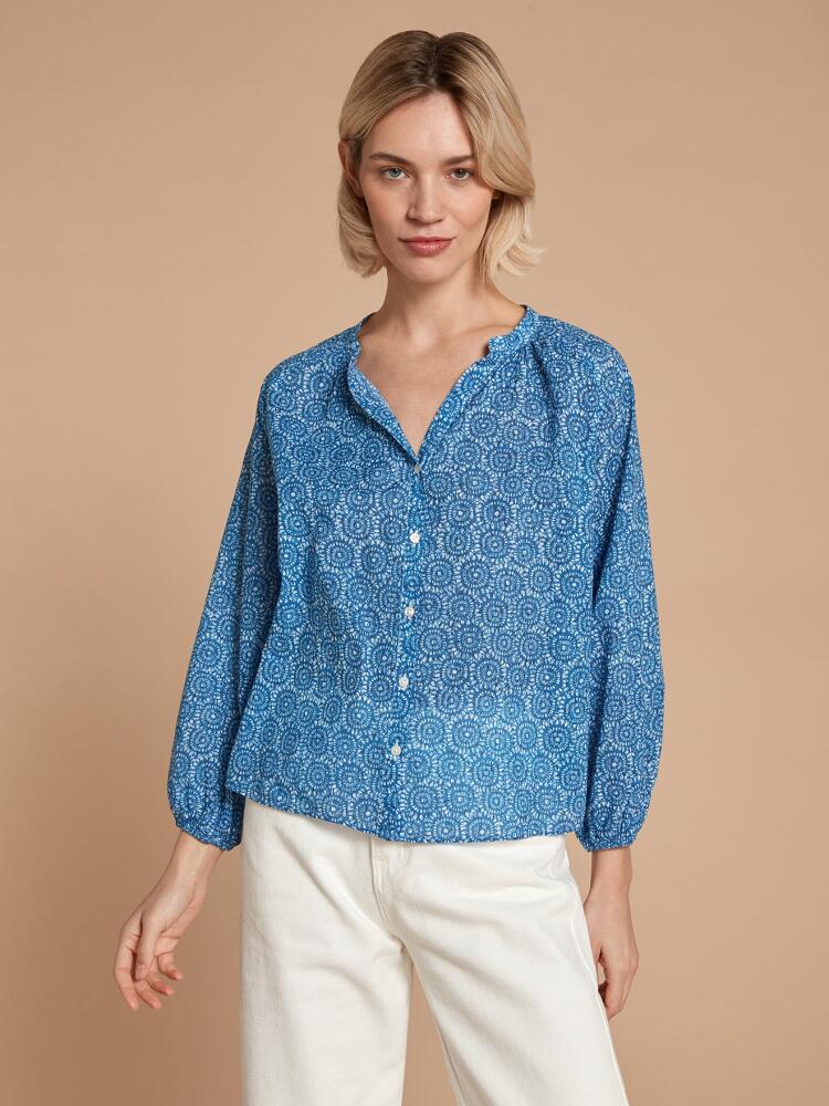 Blouse Camille à imprimé ethnique