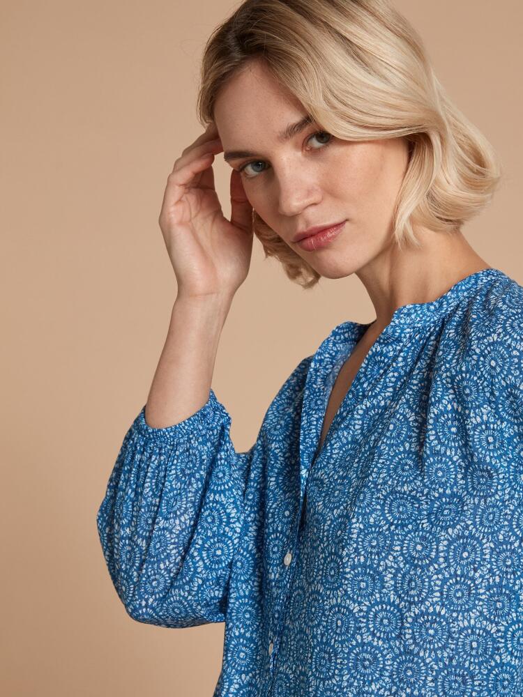 Blouse Camille à imprimé ethnique