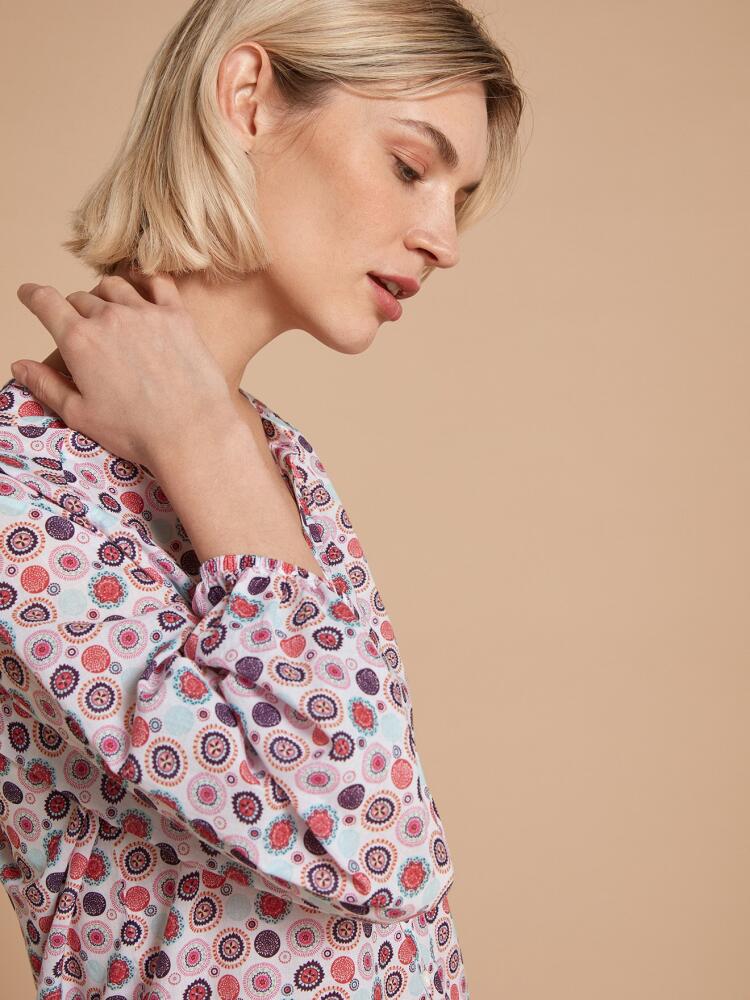 Blouse Camille à imprimé fantaisie