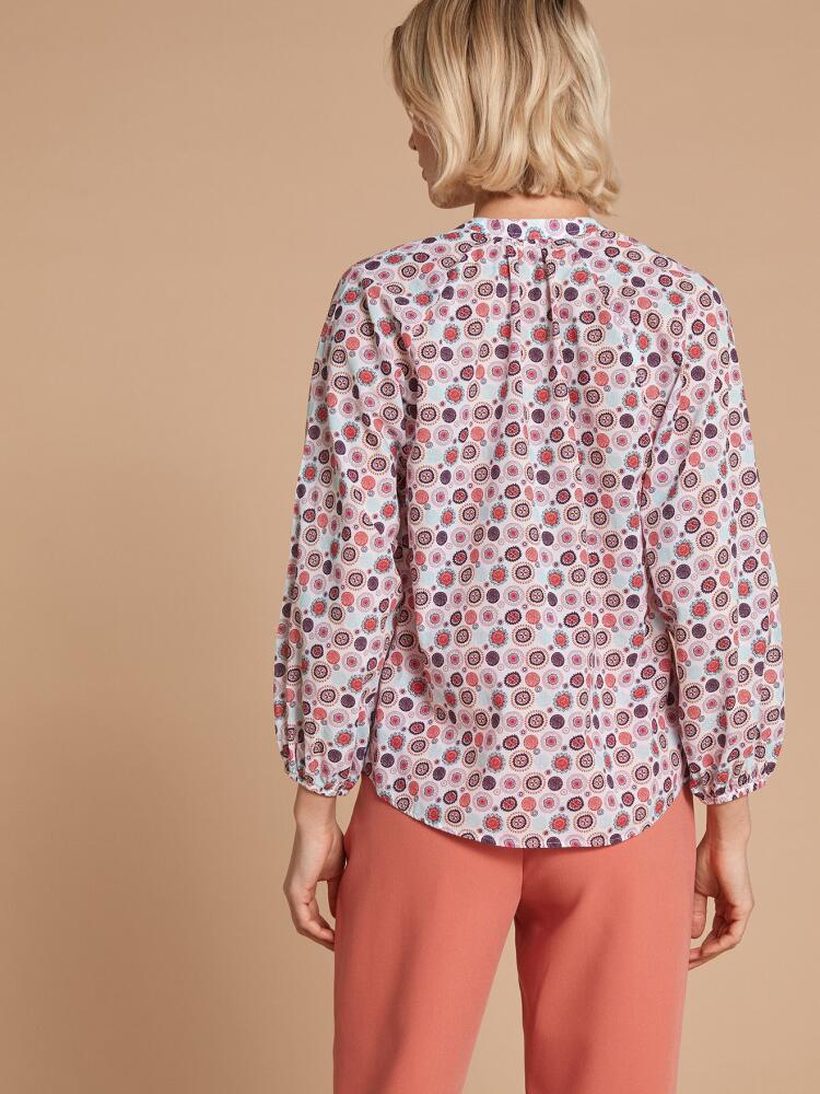 Blouse Camille à imprimé fantaisie