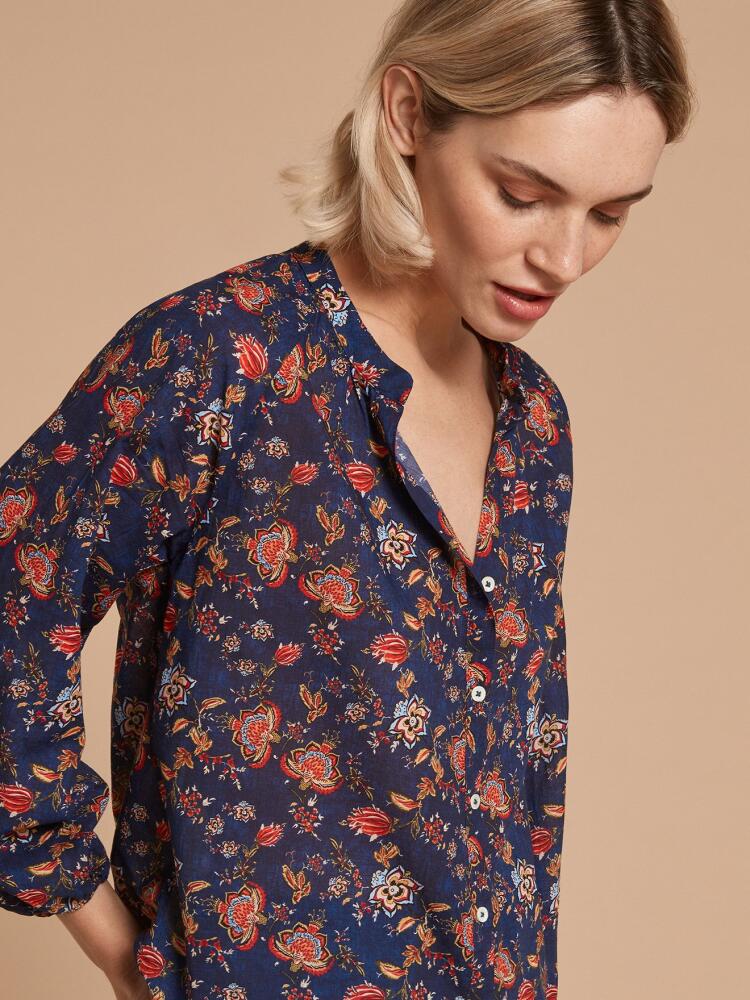 Blouse Camille à imprimé bohème