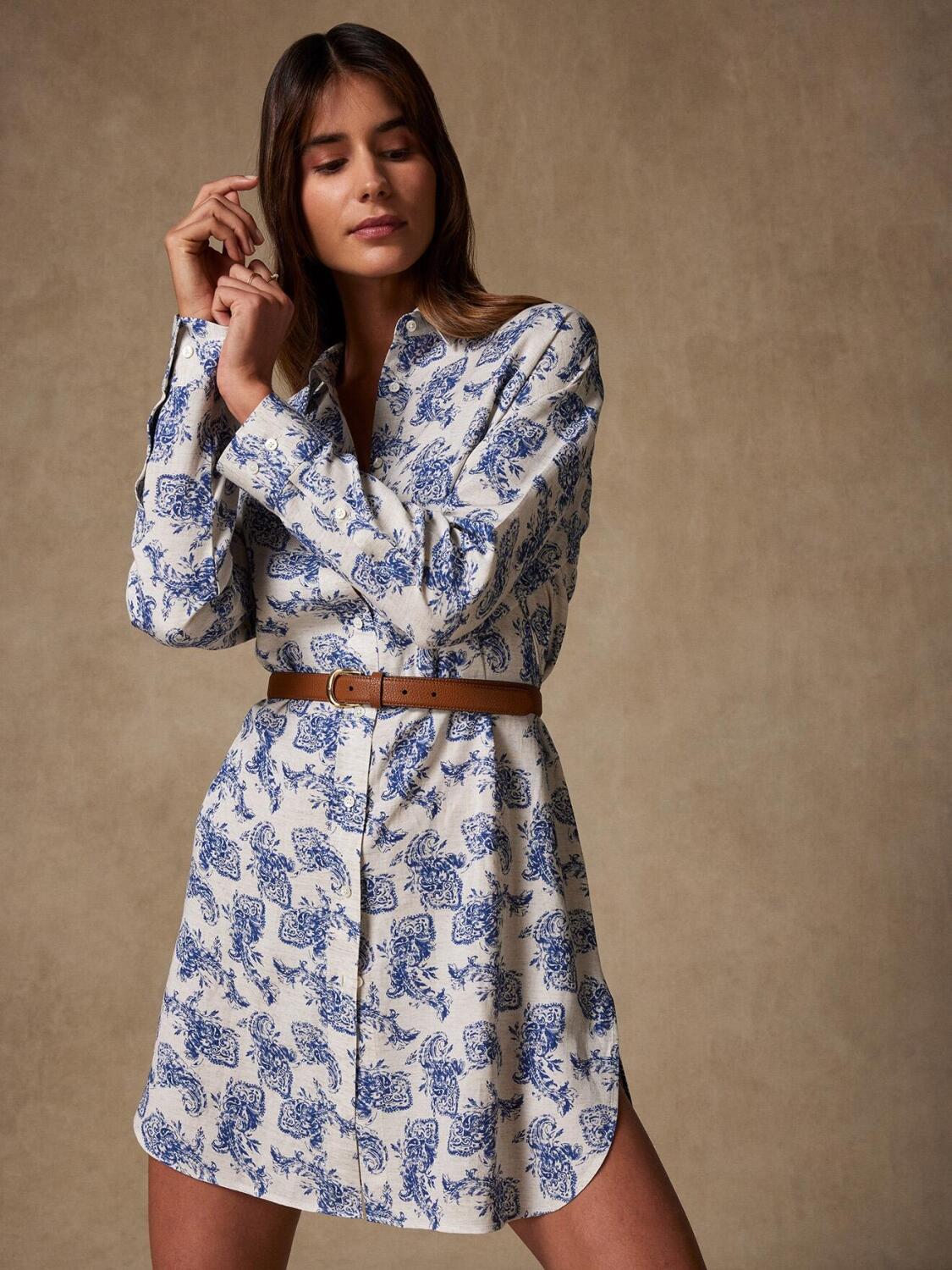 Coby overhemd met etnische print