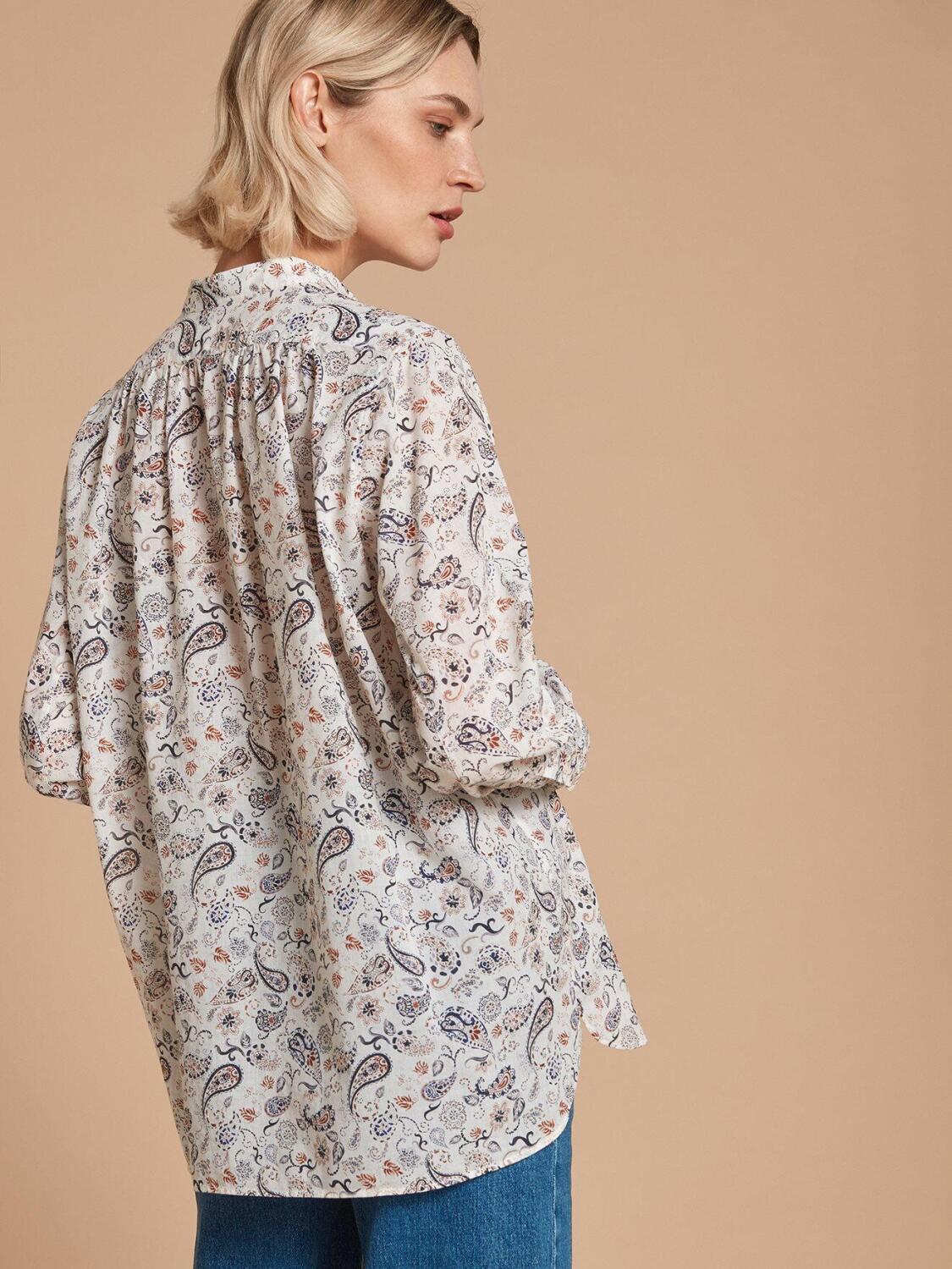 Chemise Janice &agrave; imprim&eacute; cachemire