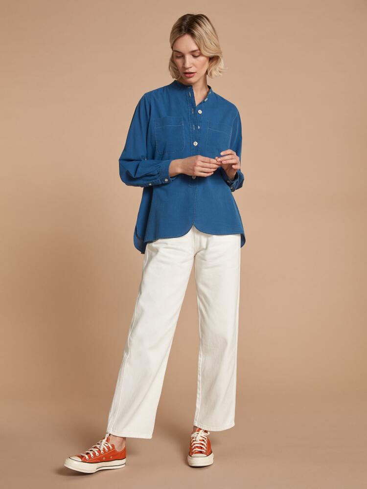 Janice light denim indigo shirt