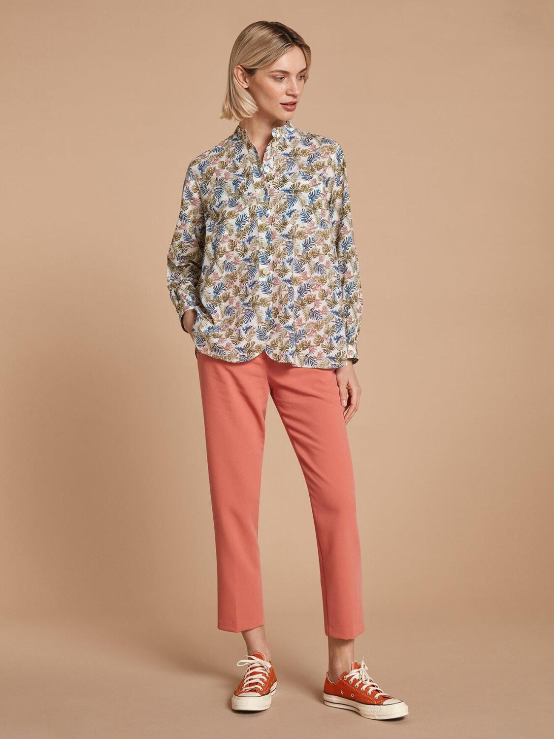 Chemise Janice &agrave; imprim&eacute; tropical