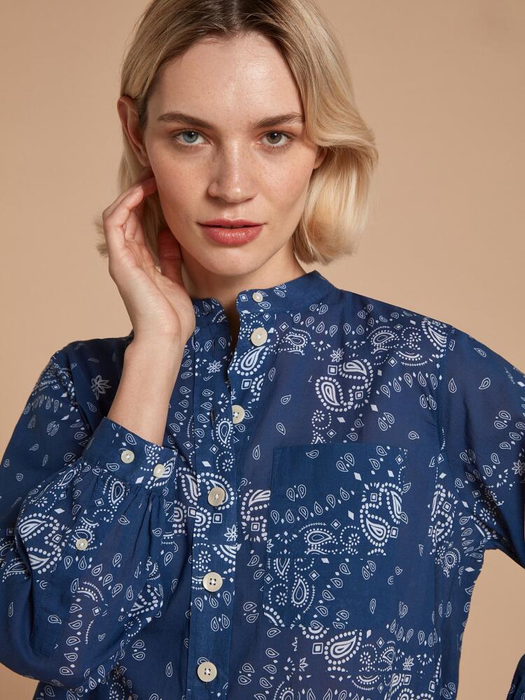 Janice bandana print shirt