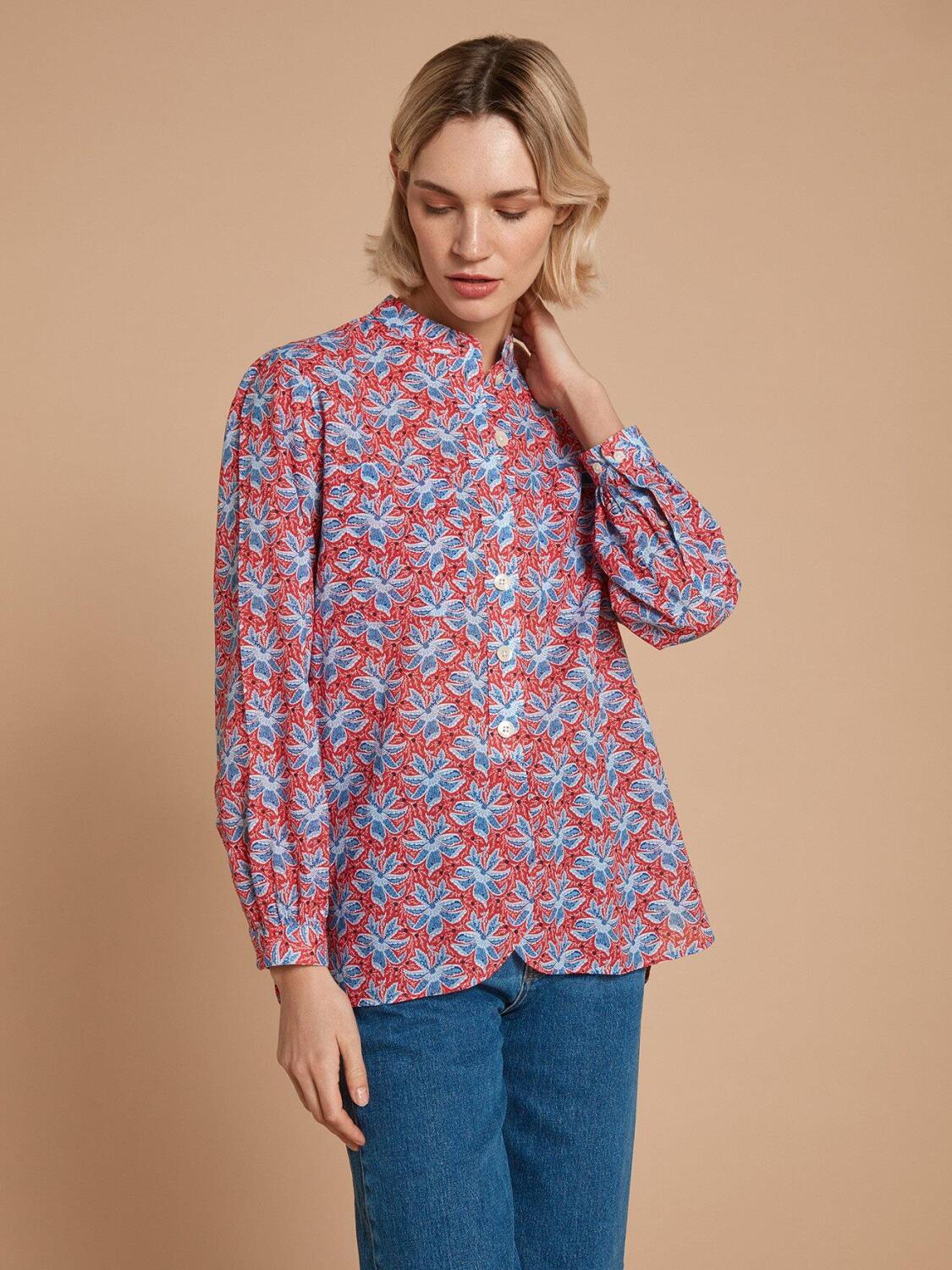 Chemise Janice &agrave; imprim&eacute; fantaisie